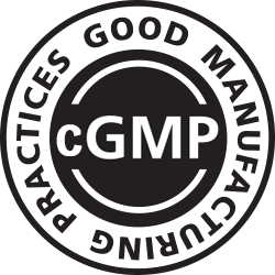 GMP certified facility badge for VisiFlora vision support supplement