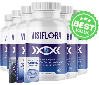 Official VisiFlora pricing banner with secure supplement package offers
